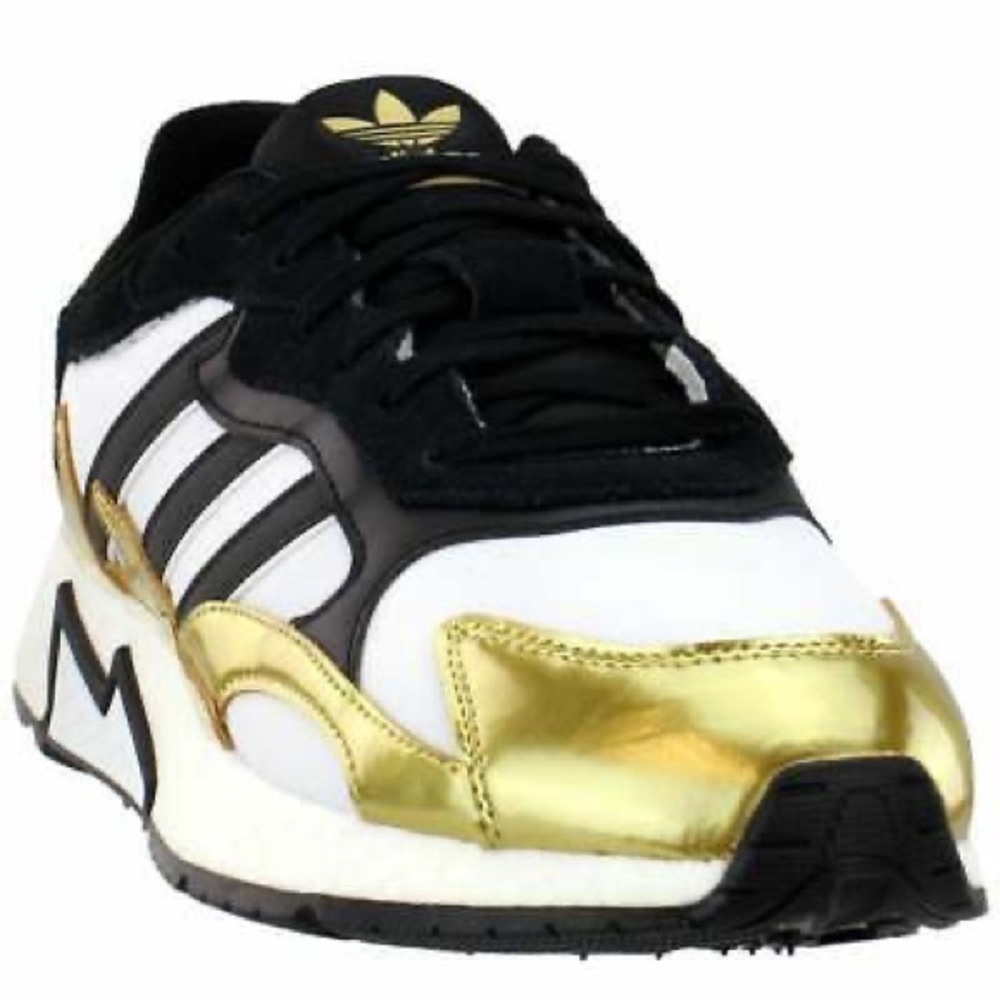 Adidas TRESC Run BOOST Running Gold Black White - Picture 1 of 1